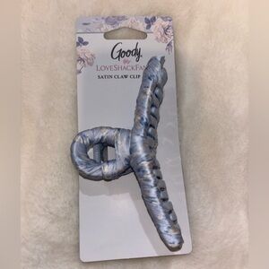 LoveShackFancy x Goody Fabric Wrap Claw Clip - Everblooming Rosettes Blue